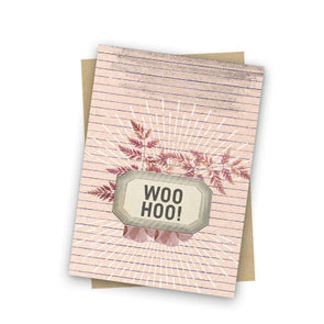 Mini Greeting Card, Woo Hoo 2
