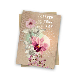 Mini Greeting Card, Forever Fan
