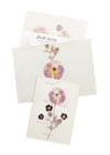 Violet Glow Greeting Card with envelope