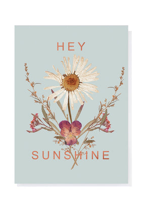 hey sunshine greeting card