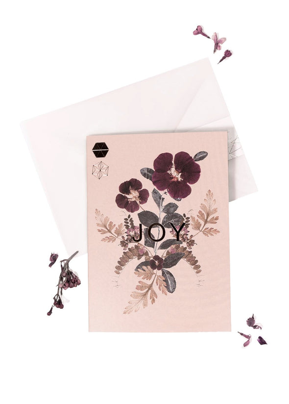 Greeting Card, Plum Leaves