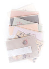 greeting cards in envelopes collage