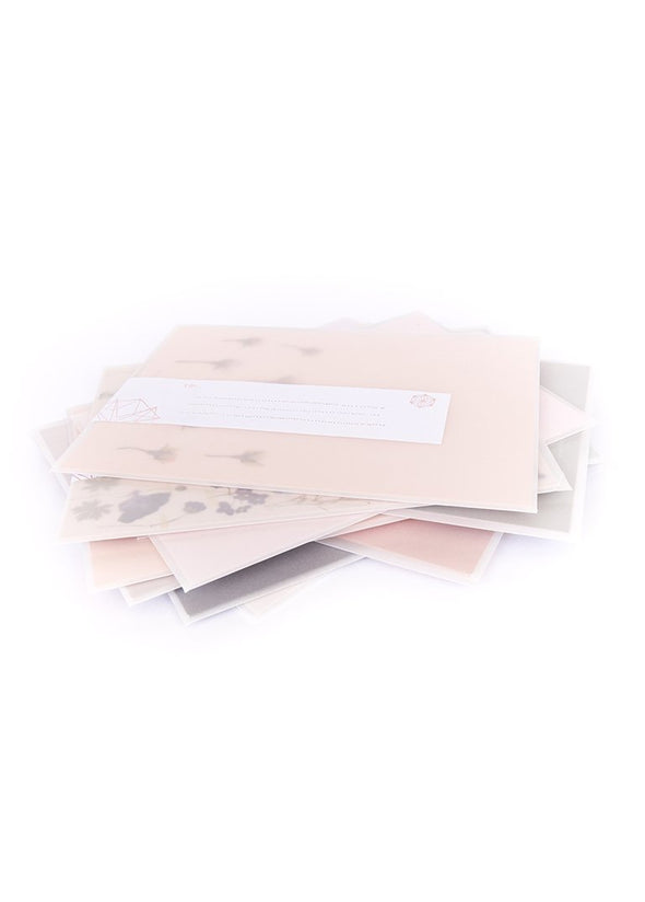 stack of greeting cards in envelopes