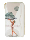 Travel Clutch Wallet, Moon Child - REG $36.00 - SALE 50% OFF