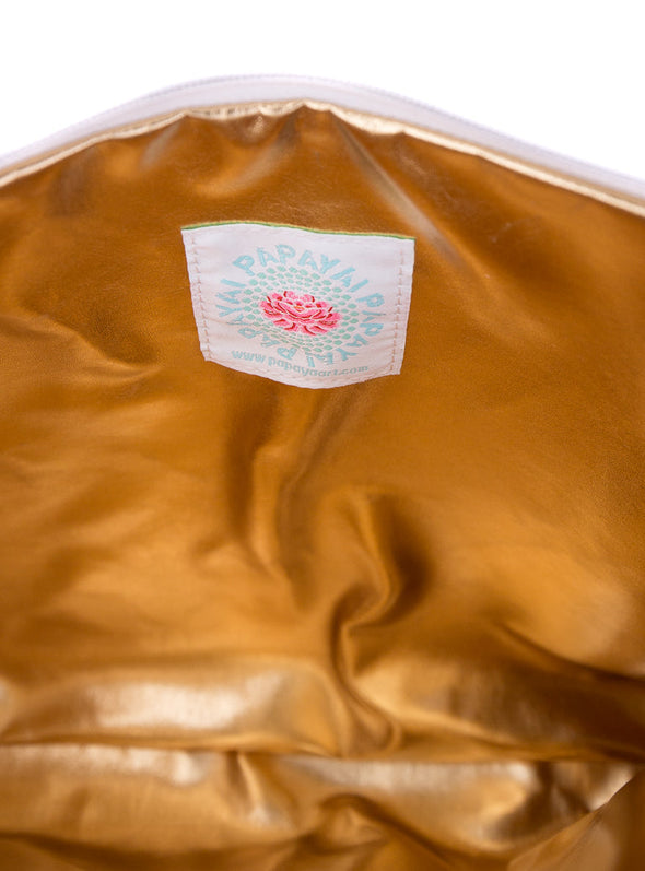 papaya tassel pouch tiger roar inside