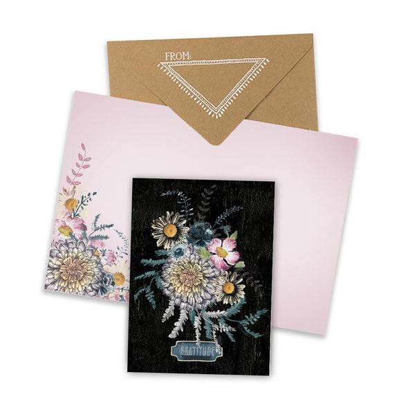 gratitude seeds mini greeting card collage