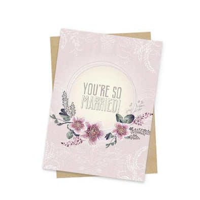 so married mini greeting card front