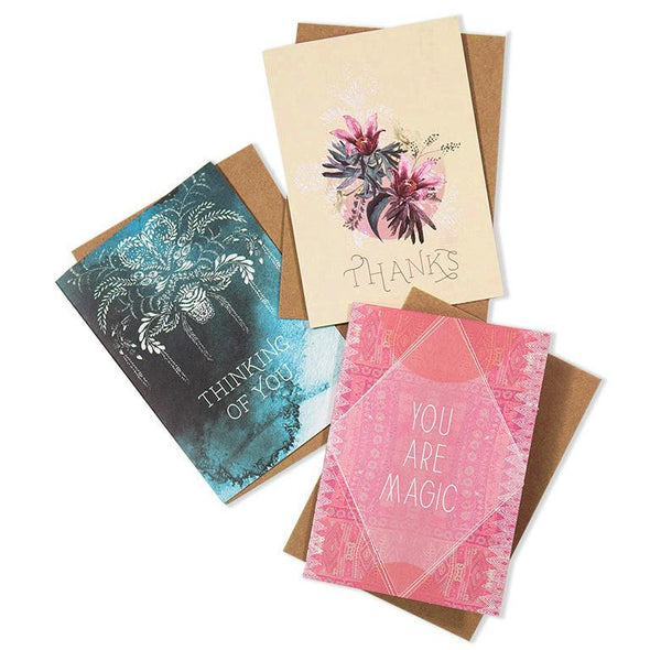 collection of mini cards