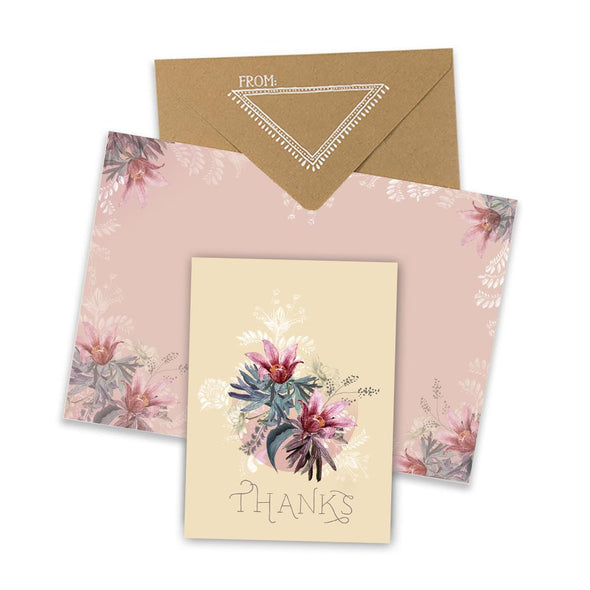 Thanks Blossom Mini Card with envelope