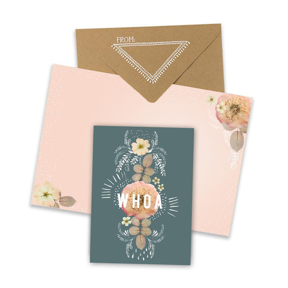 papaya whoa mini greeting card collage