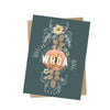 papaya whoa mini greeting card 