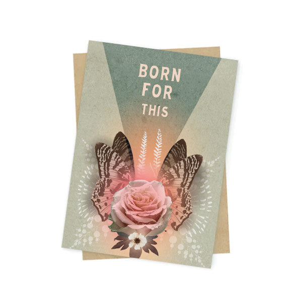 Mini Greeting Card, Born For This