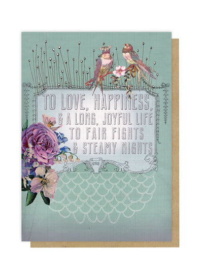 wedding wish greeting card front