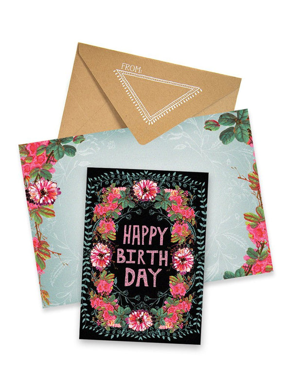 wild at heart birthday greeting card collage
