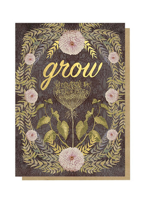 grow greeting card front