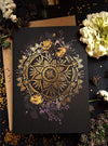 golden mandala greeting card styled