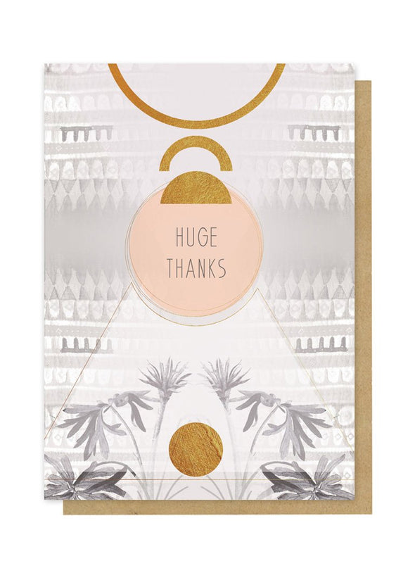 Huge Thanks Greeting Card