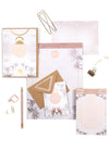 collage of huge thanks stationery