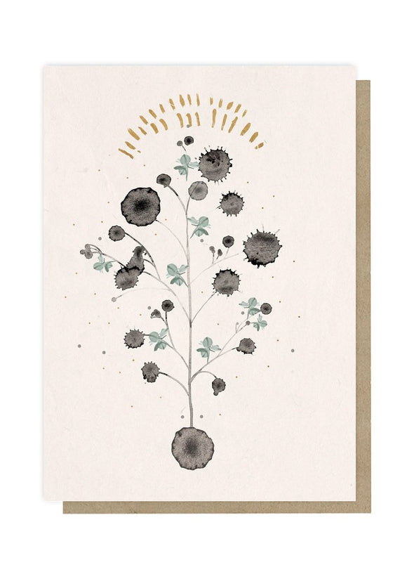 papaya ink tree all occasion greeting card