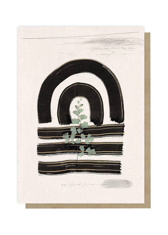 papaya ink arches feminine greeting card front
