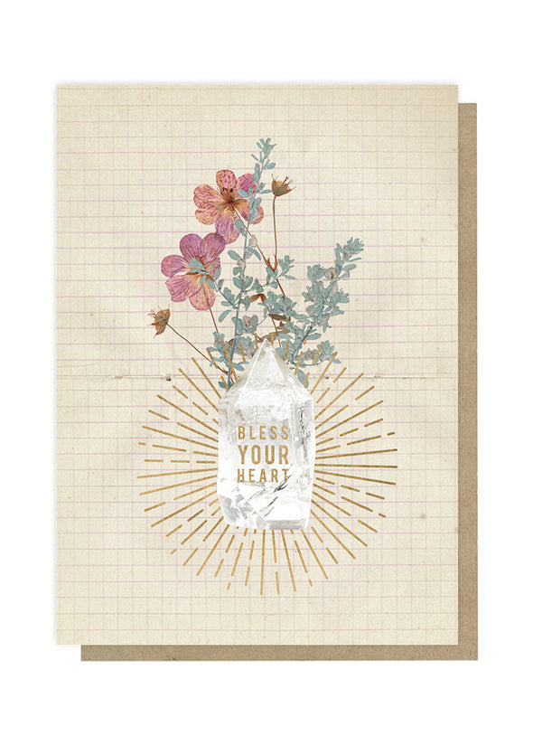 papaya bless your heart greeting card