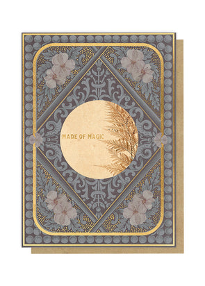 moon magic papaya greeting card