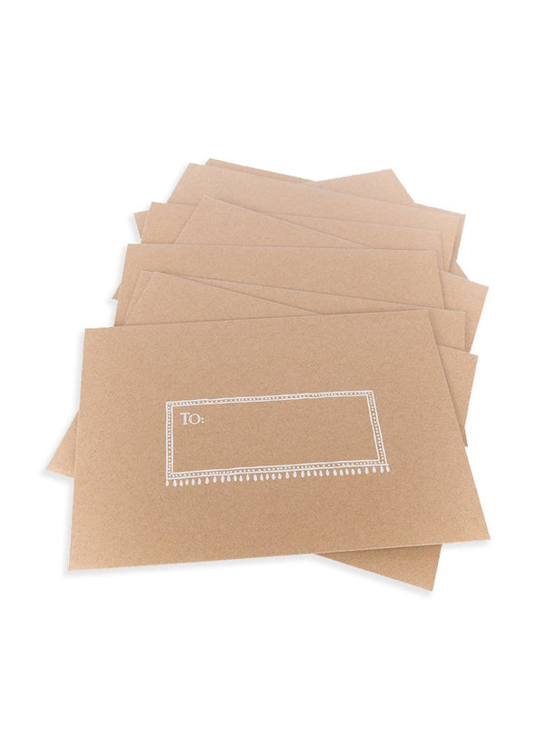 gardenia papaya greeting card envelopes